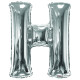 34&quot;&quot;  Letter Balloon - H - Silver