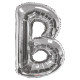 34&quot;&quot; Silver Letter B Balloon