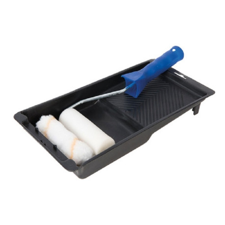 Silverline Mini Roller & Tray Set - 100mm