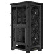 Corsair 2000D Airflow Mini ITX Gaming Case, Steel Mesh Panels, Up to 8x Fans, Triple-Slot GPU Support, USB-C, Requires SFX/SFX-L