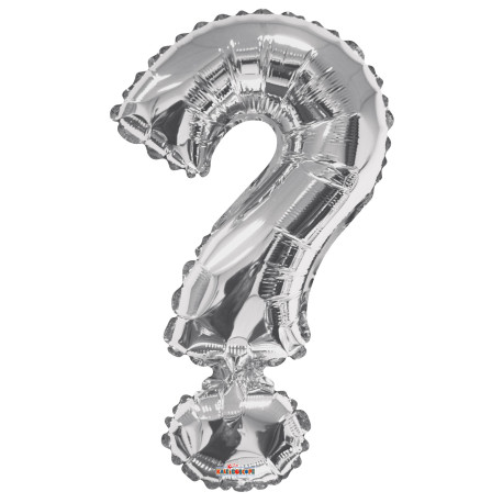 34"" Silver Symbol ? Balloon