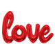 Giant Red Love Script Balloon (84x53inch)