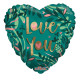 18\&quot;&quot; ECO ONE Balloon - Love Green &quot;