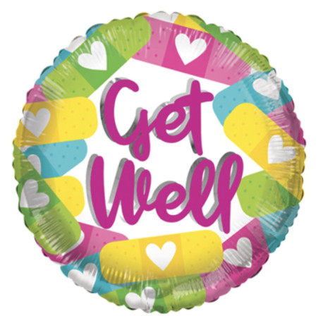 ECO Balloon - Get Well Band Aids (18 Inch)