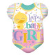 Baby Girl Grow Shape Foil Balloon