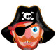 14&quot;&quot;  Pirate Face Balloon