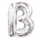 14&quot;&quot; Silver Letter B Balloon