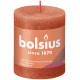 Earthy Orange Bolsius Rustic Shine Pillar Candle (80mm x 68mm)