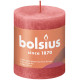 Blossom Pink Bolsius Rustic Shine Pillar Candle (80 x 68mm)