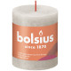 Sandy Grey Bolsius Rustic Shine Pillar Candle (80mm x 68mm)