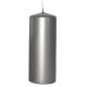 200x70mm Silver Pillar Candles