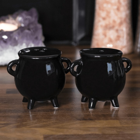 Cauldron Cruet Salt and Pepper Set