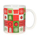 Crosshatch Christmas Mug (11oz)