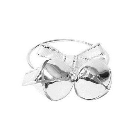 Silver Duo Bells Napkin Ring