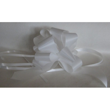 White Pull Bow 50mm