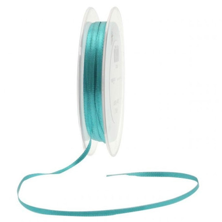 3mm Teal Green Satin Ribbon