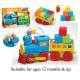 Train Set  with trailer &amp; Blocks