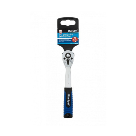 Blue Spot 1/4" Soft Grip Ratchet