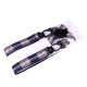 Business Mens Trousers Refined Suspenders Non-slip Shoulder Straps Gift Box Package - Retro Plaid