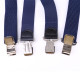 Mens 40mm High Elasticity Braces Fashion Trousers Suspenders - Navy