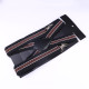 Mens 40mm High Elasticity Braces Fashion Trousers Suspenders - Brown Stripes