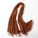 Ladies Cashmere Scarf Cashmere Wool Shawl Soft Large Thick Warm Winter Wrap - Brown