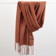 Ladies Cashmere Scarf Cashmere Wool Shawl Soft Large Thick Warm Winter Wrap - Brown