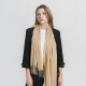 Ladies Cashmere Scarf Cashmere Wool Shawl Soft Large Thick Warm Winter Wrap - Khaki