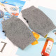 Fingerless Arm Warm Winter Gloves Hand Long Warmer Mittens for Women Men - Grey