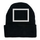 Mens Womens Beanie Knitted Hat Halloween Party Cosplay Costume - Square