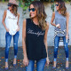 Lady Summer Casual Tank Tops Cap Sleeve - Grey