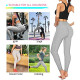 High Waist Gym Honeycomb Trousers Yoga Pants Push Up Leggings - Grey XL