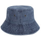 Fashion Simple Cotton Bucket Hat Fisherman Cap Travel Beanie Sunhat Such a Versatile Fashion Item - Navy