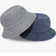 Fashion Simple Cotton Bucket Hat Fisherman Cap Travel Beanie Sunhat Such a Versatile Fashion Item - Navy