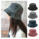 Fashion Simple Cotton Bucket Hat Fisherman Cap Travel Beanie Sunhat Such a Versatile Fashion Item - Navy