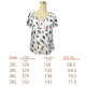 Plus Size Feather Printed T Shirts Short Sleeve Loose Blouse Tops Casual Shirts - White 3XL