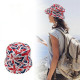 Unisex Print Reversible Bucket Hat Beach Sun Hat Aesthetic Fisherman Cap for Men Women Teens - Pattern 1