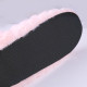 Cute Winter Slippers Couple Floor Socks Non-Slip Velvet Indoor High-Tube Shoes - Pink UK Size 8-9.5