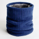 Snood Neck Warmer Scarf Men Winter Thick Fleece Thermal Windproof Balaclava Mask - Blue