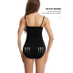 Adjustable Shoulder Strap Slimming Bodysuits Tummy Control Body Shaper Suit for Lady - 3XL Skin