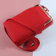 Womens Small Crossbody Bag Cellphone Purse Wallet Card Clutch Travel Pocket - Red