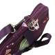 Women Mini Cross-body Mobile Phone Shoulder Bag Pouch Case Handbag Purse Wallet - Purple Balloon