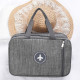 Wet and Dry Toiletry Bag Beauty Box Wash Bag Cosmetic Bag for Travel - Grey