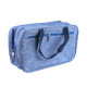 Wet and Dry Toiletry Bag Beauty Box Wash Bag Cosmetic Bag for Travel - Light Blue