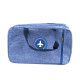 Wet and Dry Toiletry Bag Beauty Box Wash Bag Cosmetic Bag for Travel - Light Blue