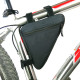 Cycling Bike Front Tube Frame Bag Waterproof Triangle Bicycle Pouch Bag - Black