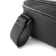 Cycling Bike Front Tube Frame Bag Waterproof Triangle Bicycle Pouch Bag - Black