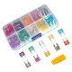 120 pcs 2-35 A Mini Car Blade Fuse Box Set Quality Assorted Van Truck Fuses - S