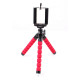 Octopus Mini TriPod Stand Grip Holder Mount Mobile Phones Cameras Holder Gadgets - Red