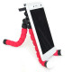 Octopus Mini TriPod Stand Grip Holder Mount Mobile Phones Cameras Holder Gadgets - Red